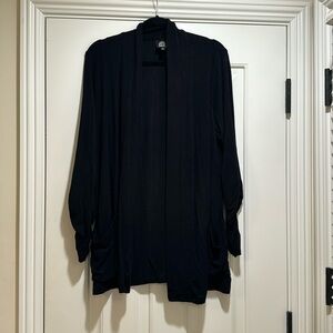 Bobeau Sweater Large Black Pockets!